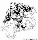 Iron Man Coloring Flying Pages 062a Jet Fast Printable Print Mark Book Netart sketch template