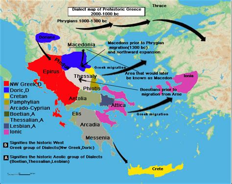 origins   ancient greek tribes