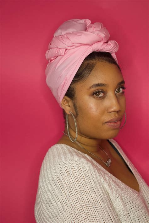Blush Pink Solid Headwrap Braids For Black Hair Hair Styles Twist