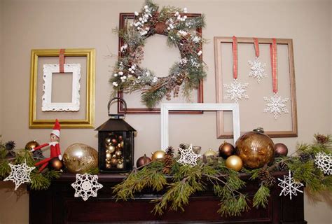 Empty Frames Holiday Mantel Decor Living Rich On Less