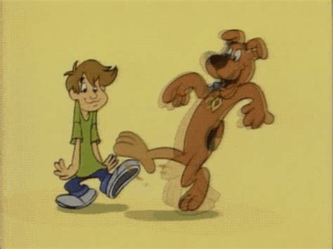 scooby doo happy dance gif find share  giphy