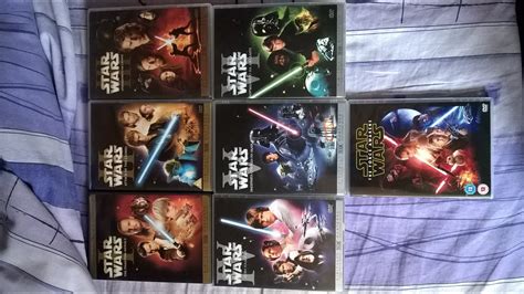 entire star wars dvd collection youtube