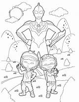 Ultraman Mewarnai Upin Ipin Mewarna Anak Ginga Sketsa Ribut Coloringpagesfortoddlers Tugas Contoh Taro Raya Oleh Fox Avengers Diwarnai Halaman Sheets sketch template