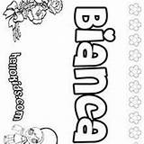Bianca Coloring Hellokids Names Sheets Pages sketch template