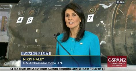 U N Ambassador Nikki Haley Remarks On Iran C