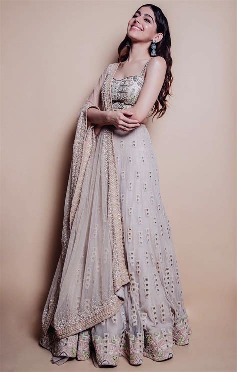 Bridesmaids Bookmark Alaya F’s Nude Arpita Mehta Lehenga Sexy Blouse