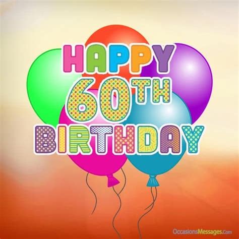 happy 60th birthday wishes occasions messages
