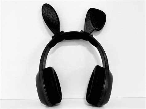 bunny ears  headphones headset cosplay props twitch streamer