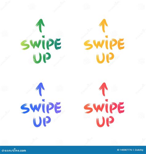 swipe  symbol stock vector illustration  finger