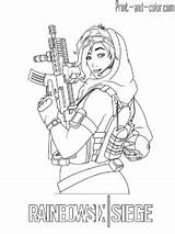 Rainbow Six Siege Pages Coloring Color Print Clancy Tom Operators Might Also Sheets Seals Navy Valkyrie sketch template