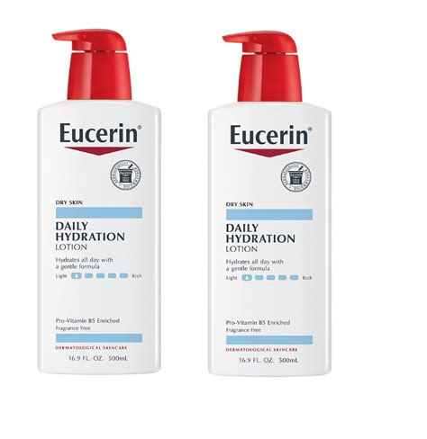 eucerin daily hydration lotion body lotion  sensitive skin  fl
