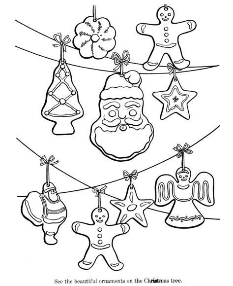bluebonkers christmas ornaments coloring pages