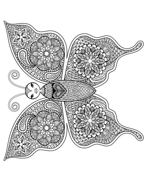printable insect animal adult coloring pages insect