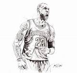 Lebron James Drawing Coloring Shoes Pages Sketch Irving Kyrie Nba Cavaliers Color Drawings Painting Basketball Iverson Sketches Realistic Behance Paintingvalley sketch template