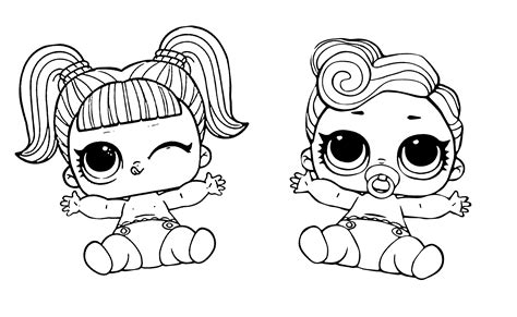 coloring pages  lol dolls