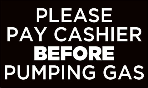 pump decals  pay cashier  pumping gas wilde signs