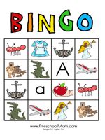 preschool bingo games preschool mom