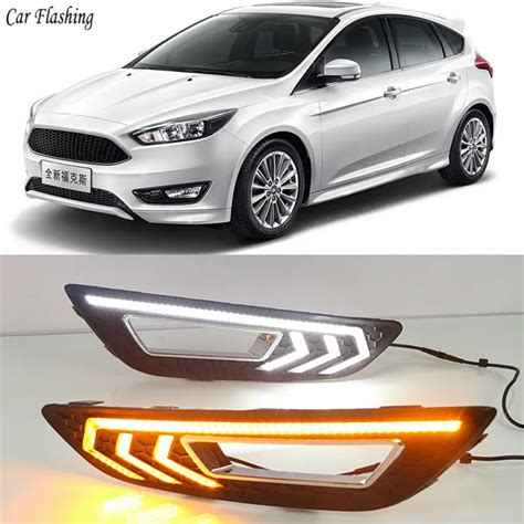 car flashing pcs  ford focus  mk     led drl daytime runningjpg