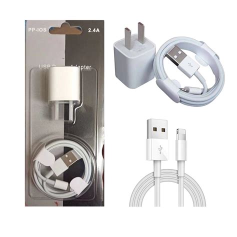 apple iphone gs    charger set va fast charger  adapter usb cable