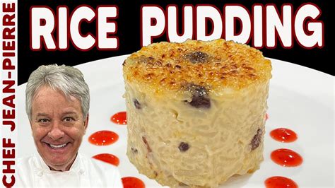 rice pudding brulee budget gourmet chef jean pierre youtube