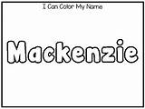 Mackenzie Name Tracing Preschool Editable Kdg Ha Prep Non Activities sketch template