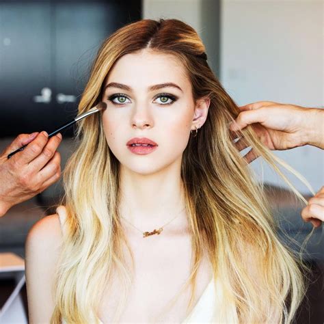exclusive get ready with nicola peltz for our fresh faces