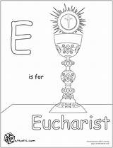 Coloring Adoration Pages Eucharistic Template sketch template