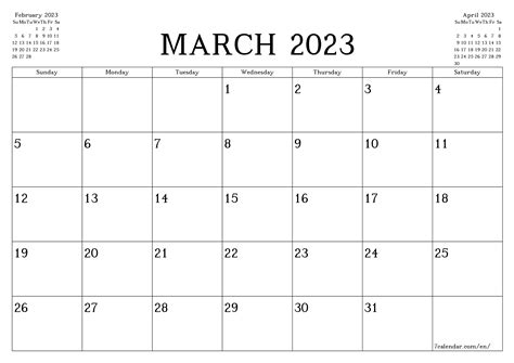 calendar  printable  monthly march  calendar  update