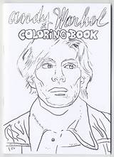 Warhol Andy Coloring Book sketch template