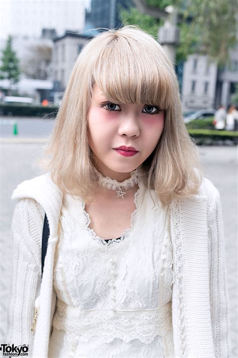 blonde hair and cult party kei makeup tokyo fashion news