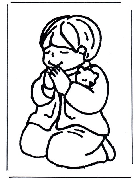 child praying coloring page coloring home