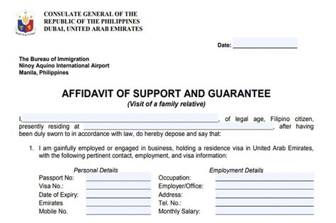 paano kumuha ng affidavit  support sa philippine consulate travel