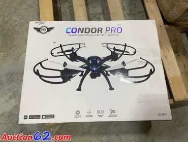 auctioncom sky rider condor pro quadcopter drone