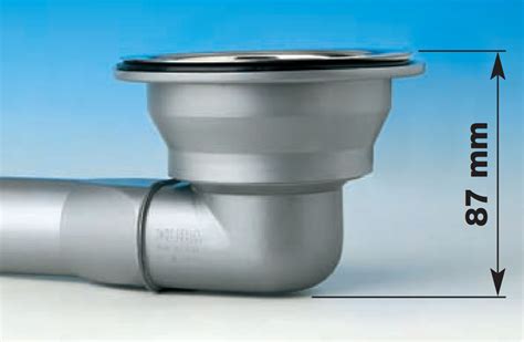 Shallow Profile Space Saver Waste Kit + Rectangular Overflow