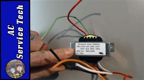 hvac transformer wiring schematics