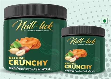 nutt lick natural crunchy peanut butter certification fssai form
