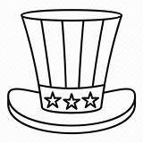 Outline Hat Uncle Sam Usa Icon Line Iconfinder Editor Open sketch template