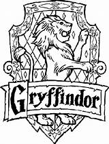 Gryffindor Hogwarts Kidsworksheetfun Potter sketch template