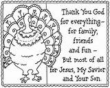Thanksgiving Coloring Pages Religious Sunday School Turkey Printable Christian God Bible Thank Crafts Quotes Printables Sheets Church Thanks Prayers Activities sketch template