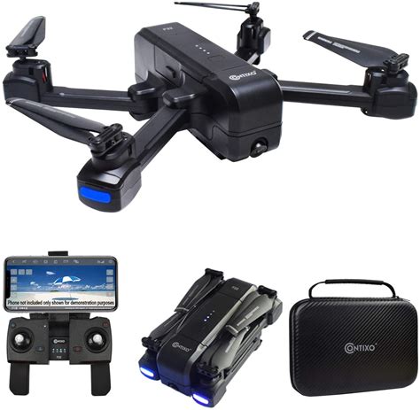 contixo  rc  fhd drone  adults selfie gesture wifi camera gps altitude hold auto