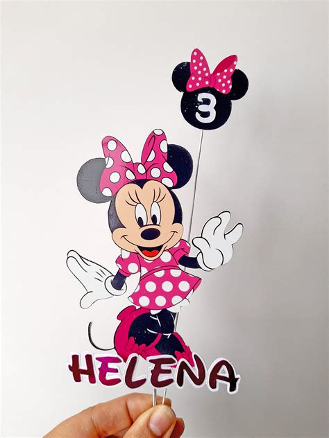 minnie mouse cake topper template