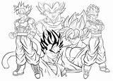Goku Pages Coloring Ssj Getcolorings Authentic Super sketch template