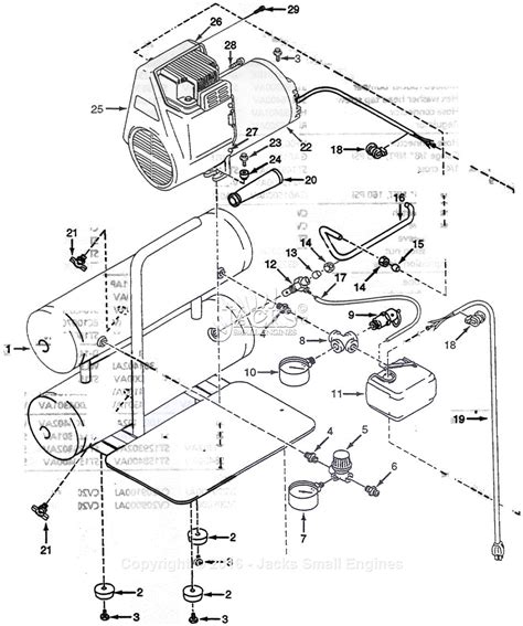 campbell hausfeld wl parts diagram  air compressor parts