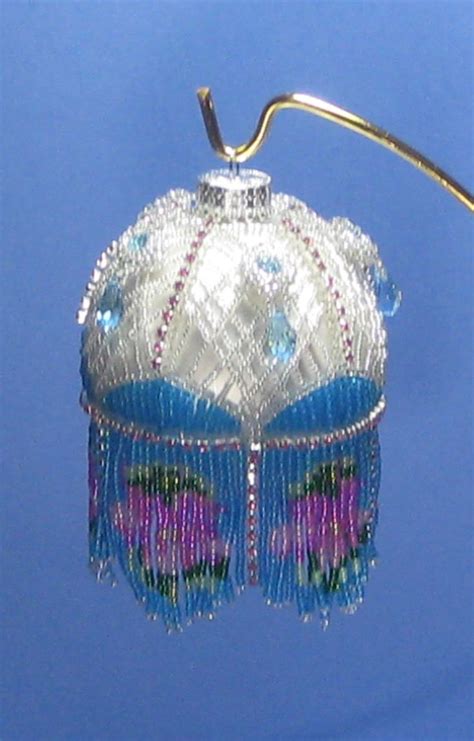 beaded christmas ornaments  patterns beaded ornament pattern