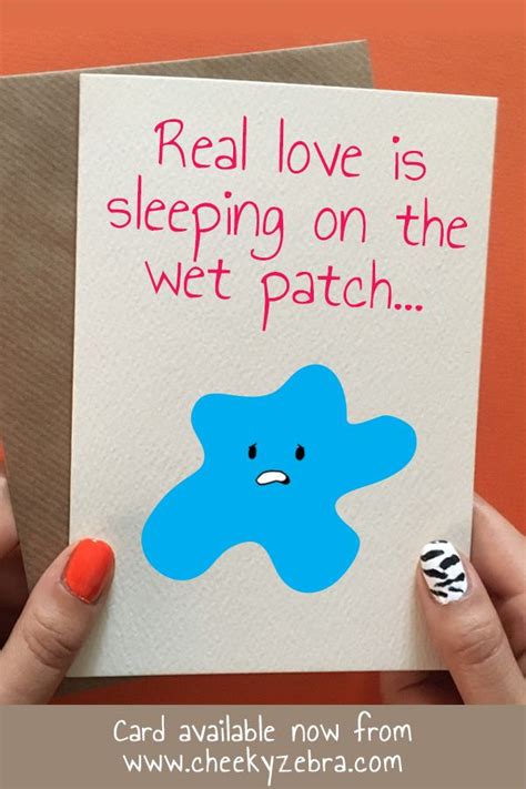 Wet Patch Birthday Cards For Girlfriend Funny Love
