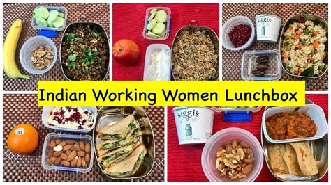 monday  friday indian lunch box ideas  women office quick