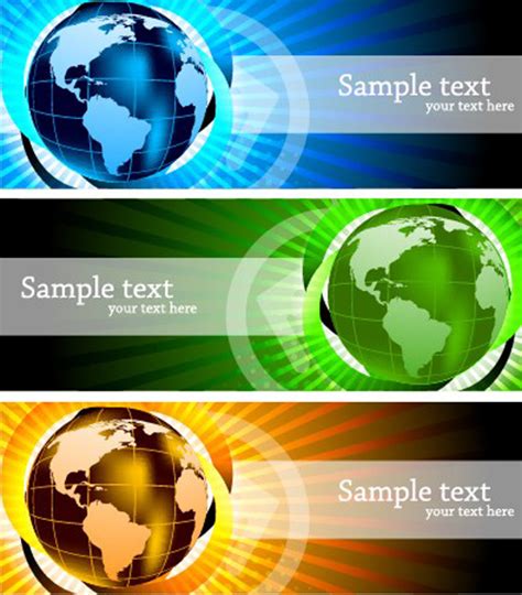 bright stylish banners design vector set vectors graphic art designs  editable ai eps svg