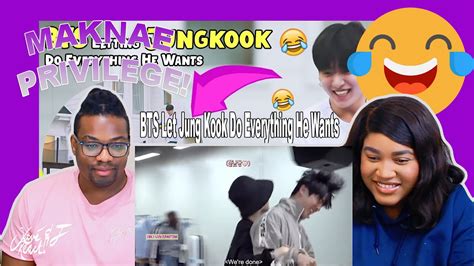 Bts Let Jung Kook Do Everything He Wants Reaction Youtube
