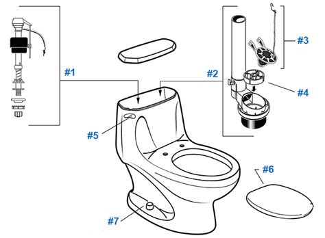 american standard toilet repair parts  savona series toilets