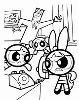 Powerpuff Coloring Girls Pages Blossom Printable Buttercup Bubbles Angrily Wait While Phone Cartoon Coloringpagesfortoddlers Pages2color Professor Van Wonder Disney Fun sketch template